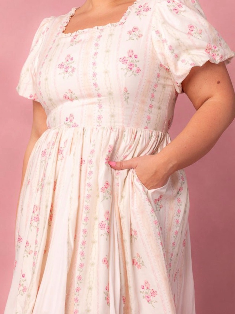 Ivy City Co Flowers for all Dress in Vintage Floral - Picture 7 of 12